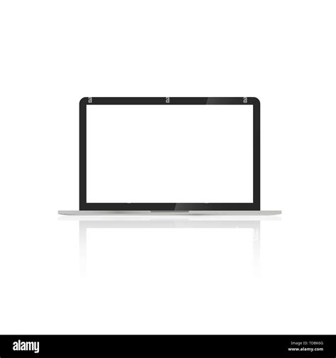 Mock up laptop screen Stock Vector Images - Alamy