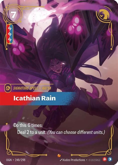 Icathian Rain (248/298) - Origins Foil (Riftbound TCG) Near Mint | eBay