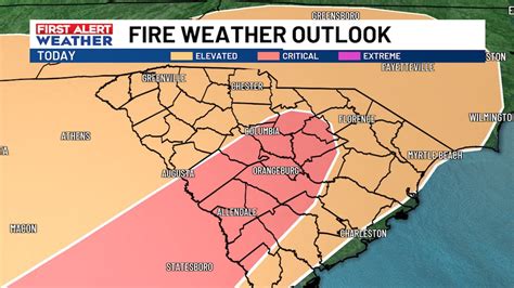 FIRST ALERT: Critical fire danger continues today, chilly forecast for ...