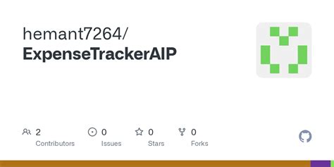 GitHub - hemant7264/ExpenseTrackerAIP · GitHub