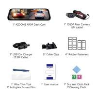 Promo Azdome AR09 Mirror Dashcam Wi-Fi GPS DVR Kamera Parkir Mobil ...