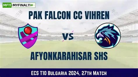 PFCV vs AFK Dream11 Prediction Today 27th Match, Pitch Report, and ...