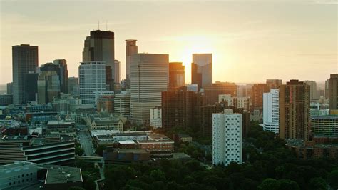 Minneapolis: Drone Views of the Centre of Minnesota's Biggest City.