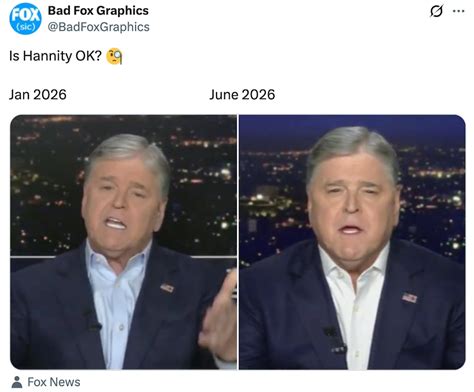 Sean Hannity, 64, Reveals Diagnosis After Viewers Notice Weird Face