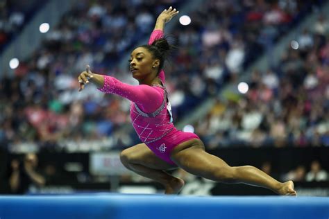 "Simone Biles with a Taylor Swift floor music mix is everything to me ...
