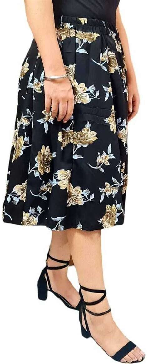 BEERKABEERSS Printed Women A-line Multicolor Skirt - Buy BEERKABEERSS ...