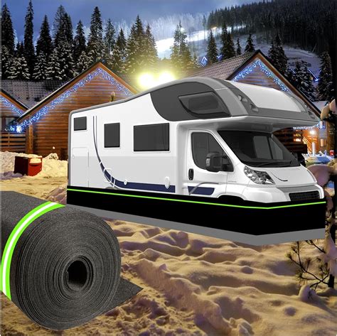 RRRYYYZZ No Drilling Required Rv Skirting for Winter 31 Tall Rv ...