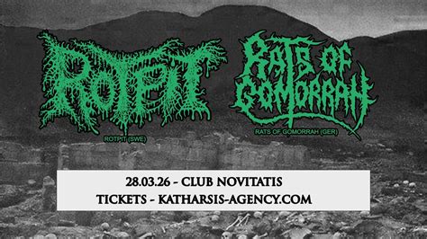 + Rotpit (SWE) + Rats Of Gomorrah + more - Novitatis Dresden, Club ...