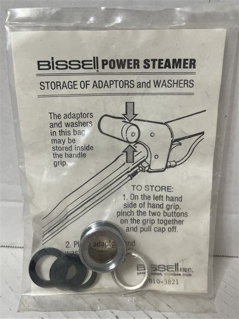 BISSELL Power Steamer 1631 Replacement Adaptors & Washers Set