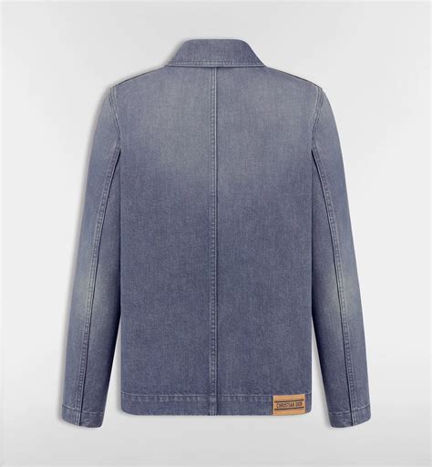 Caro Jacket Purple Stonewashed Cotton Denim | DIOR