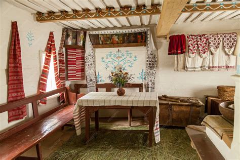 Переяслав-Хмельницкий, Украина 20. мая 2018. Традиционный интерьер ...