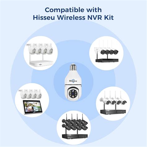 Hiseeu電球型セキュリティカメラ（モデル2PS04-128GB）ユーザーマニュアル