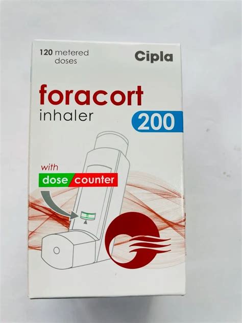 Foracort Formoterol Fumarate And Budesonide MDI Inhaler - 200 mcg (120 ...