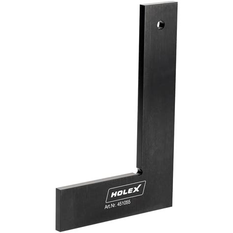 Escuadra lisa de aluminio anodizado Precisión 2, Longitud de los lados ...