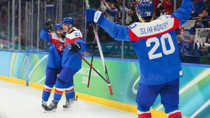Slafkovsky, young core putting Slovakia back on map at Olympics | NHL.com