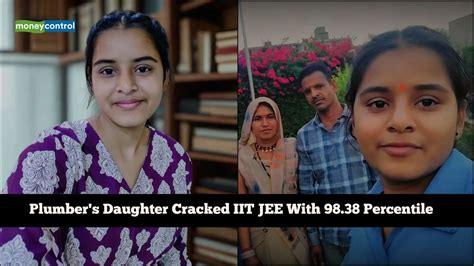 Plumber's daughter scores 98.38 percentile in JEE Mains