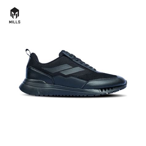 Jual MILLS Sepatu Revolt Raze Core Black / Black | Shopee Indonesia