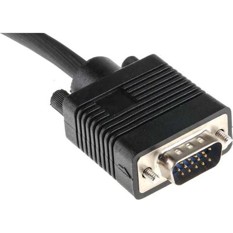 RS PRO VGA cable A VGA / plug B VGA / plug, 7m PVC black (0.28 m) - Digitec