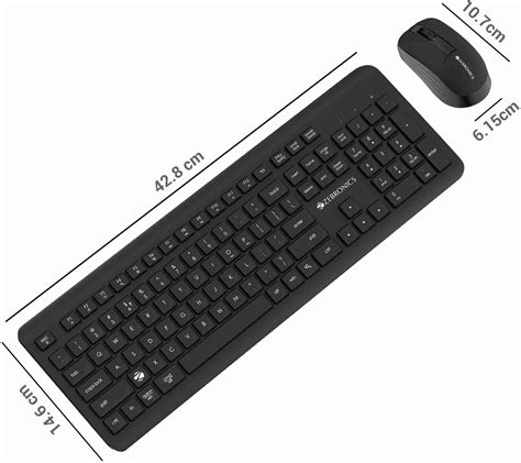 ZEBRONICS Companion 203 Wireless Standard Multi-device Keyboard ...
