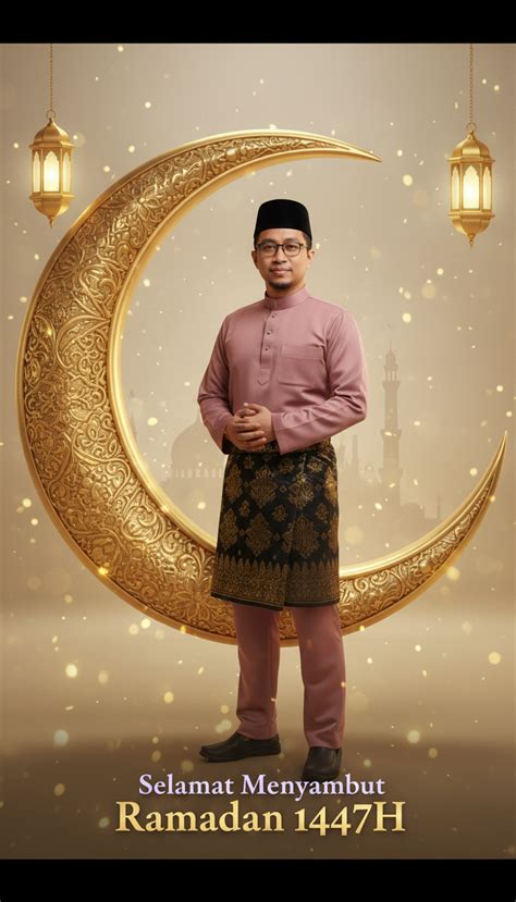Prompt e-Poster Ucapan Selamat Menyambut Bulan Ramadhan 1447H