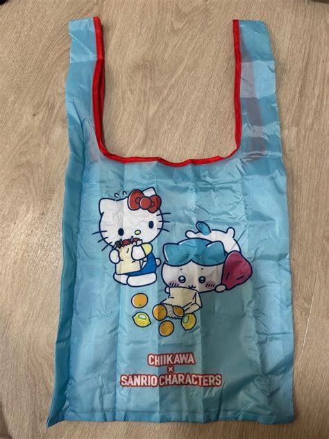 chiikawa sanrio reusable bag gacha, Women's Fashion, Bags & Wallets ...