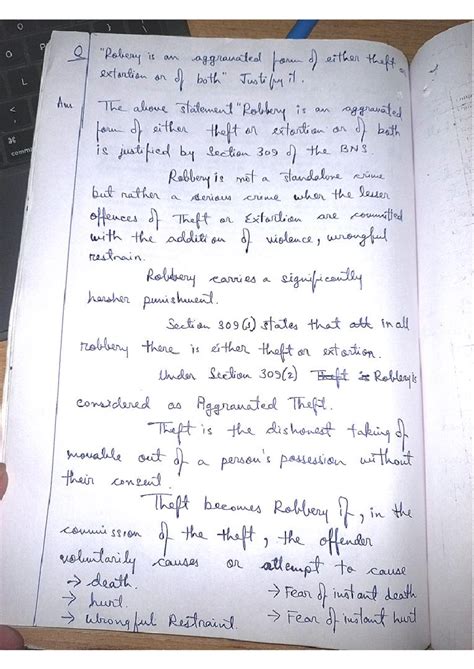 Unit 5 BNS - Aggravated Theft, Extortion, and Robbery Explained - Studocu