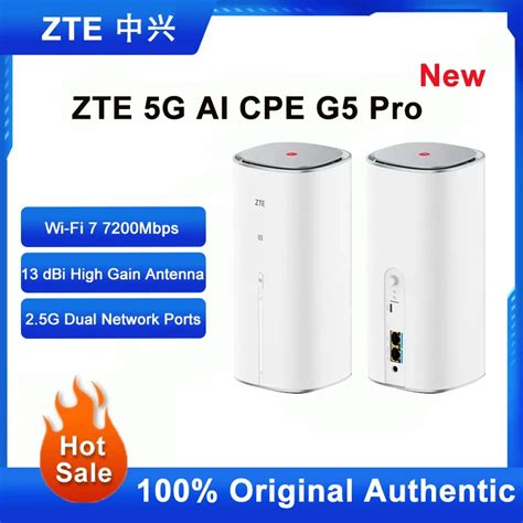 ZTE 5G AI CPE G5 Pro ルーター ユーザーマニュアル