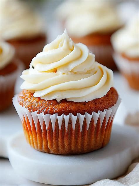 Irresistible Carrot Cupcakes With Cream Cheese Frosting