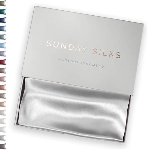 Amazon.com: SUNDAYSILKS™ Premium Silk Pillow Cases | 100% Mulberry Silk Pillowcase with Zipper ...