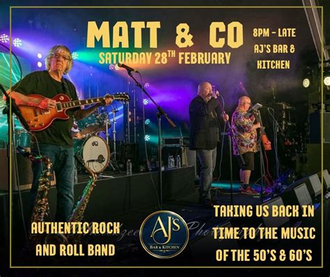 MATT & CO , Barnoldswick, 28 February 2026 | AllEvents