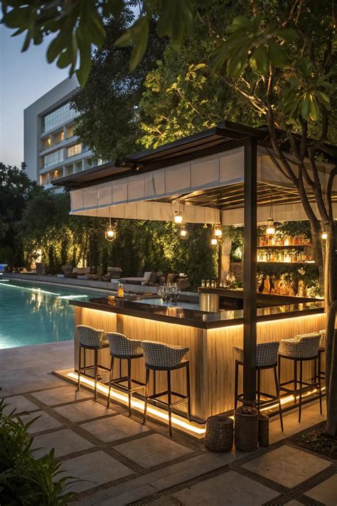 13+ Inspiring Backyard Pool Bar Ideas - Garden.eco