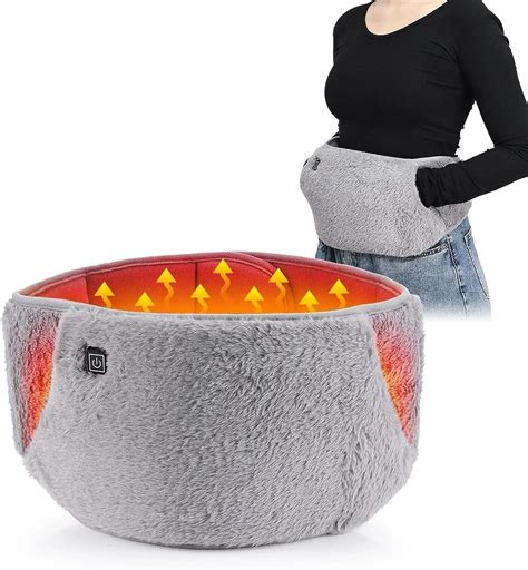 Cinturón térmico, almohadilla eléctrica para aliviar los cólicos menstruales y el dolor de ...