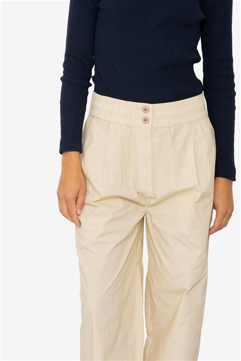 Folk Drawcord Baggy Pants - Light Stone