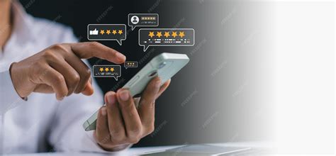 Customer review satisfaction feedback survey concept customer can ...