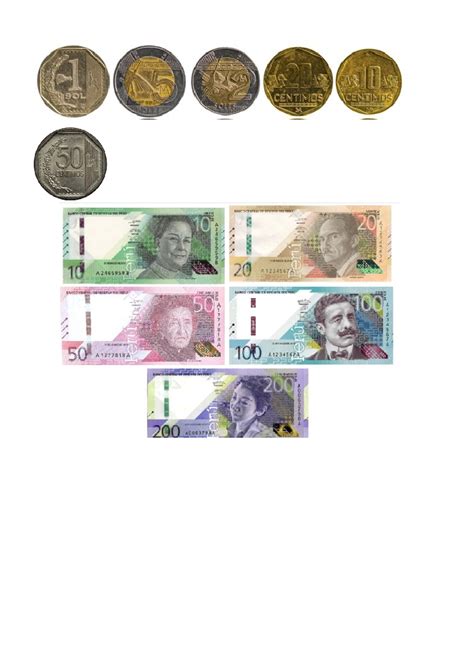 Monedas y Billetes del Banco Central de Reserva del Perú - Studocu