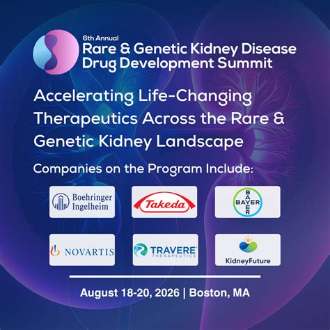 Rare Kidney Disease Drug Development Agenda & Speakers