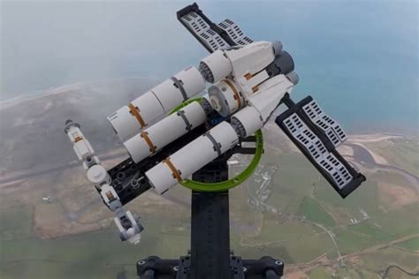 Watch the Lego 'Project Hail Mary' Set (Almost) Go to Space