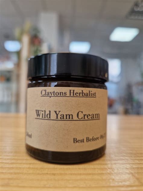 Wild Yam Cream Hormone Balance 60ml Claytons Herbalist | Natural Herba ...
