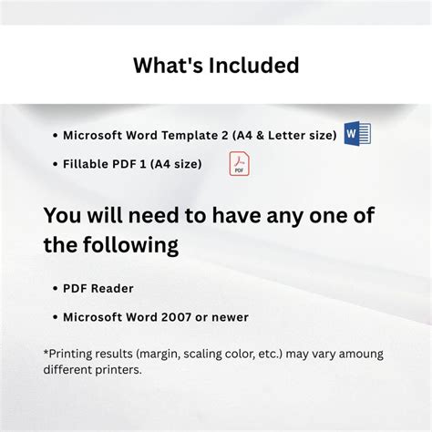 Editable Invoice Template: Small Business, MS Word & PDF (A4/US Letter ...