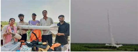 Model rocket launch trials in Kushinagar inspire students ahead of ...