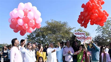 Gujarat CM Bhupendra Patel kicks off kite festival 2026 in Gandhinagar