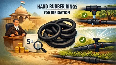 GST Classification of Rubber Rings in Irrigation Systems: AAR Clarifies ...
