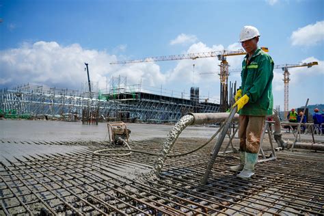 Construction activity at Phu Quoc Airport.