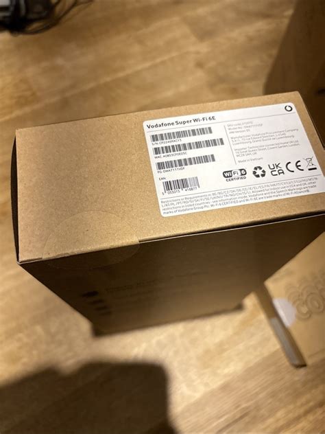 Vodafone Wi-Fi Bundle Ultra Hub 6E Router Super Booster Connect Module ...