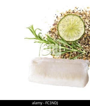 Raw fresh cod fillets on a board Stock Photo - Alamy