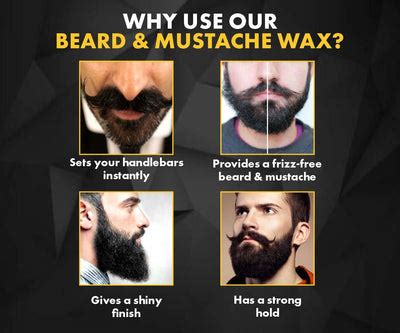 4x UrbanGabru Beard & Mustache Wax (50 gm each) - Pack of 4 – Himkhand