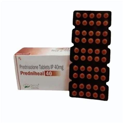 40 mg Predniheal Prednisolone at ₹ 560/strip | Prednisolone Tablet in ...