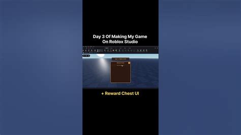 Day 3: Building a Reward Chest & UI in Roblox Studio! 💻 - YouTube