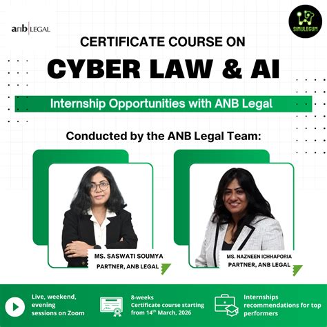 Certificate Course on Cyber Law and Artificial Intelligence in ...