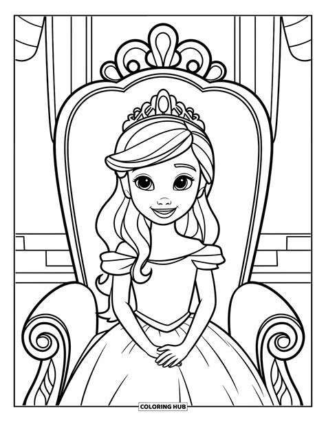 245+ Princess Coloring Pages for Kids & Adults (Free)